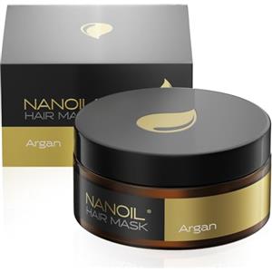 NANOIL Maschera per Capelli con Argan 300ml - Rigenerazione, Ricostruzione e Nutrimento Intensivo