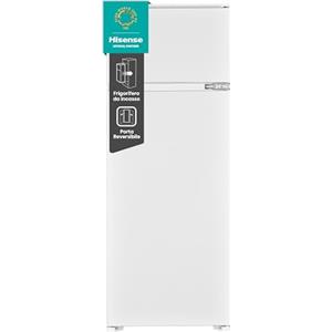 Hisense RI1P205NEWE - Doppia porta altezza 145cm, classe E, Statico, cavità 205lt, 1 cassetto, 39db (C), porte reversibili