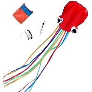 Mayco Bell Aquilone Coda Rossa Nylon Octopus per Bambini Aquiloni
