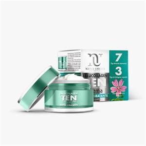 Natur Unique Ialucollagen Ten Crema Super Idratante Viso e Collo 50 ml con Ialucollagen e Estratti Botanici