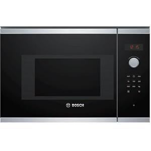 Bosch BFL523MS1F, Serie 4, Microonde da incasso, 7 Programmi automatici cottura, Display digitale a LED, Cleaning Assistance, Nero