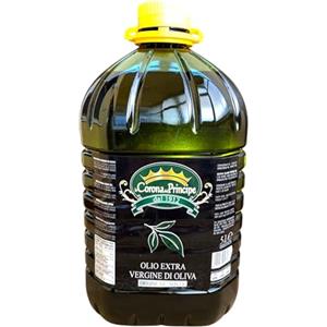 Generico Olio Extravergine di Oliva (Nuovo) - 100% Estratto a freddo - PET 5 Litri | Olio Evo di Qualità Superiore - Formato Convenienza - Ottimo per Famiglie e Ristorazione