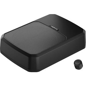 Hertz DBA 201 F - Subwoofer attivo ultra slim da 200mm per auto, 440W Peak, design sottosedile con box in alluminio e amplificatore classe AB integrato. Controllo remoto incluso.