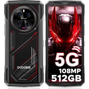 DOOGEE Rugged Smartphone 5G V40, 32GB + 512GB/2TB Telefono Indistruttibile Android 14, 6,78