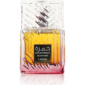 Lattafa Khamrah Dukhan Eau de Parfum Unisex 100 ml - Fragranza Orientale Speziata con Note di Tabacco e Ambra