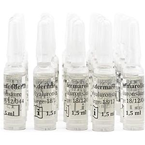 Dermaroller - Acido ialuronico 0,35%, fiale da 1,5 ml, confezione da 1 (1 x 30 pezzi )