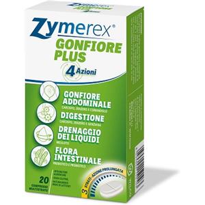 Zymerex Gonfiore Plus Integratore Digestione 20 Compresse