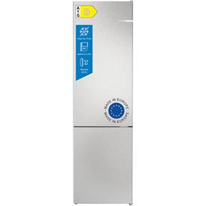 Bosch Serie 4 KGN392LDF Frigorifero Combinato da libera installazione 203 X 60 cm Metal look Classe D