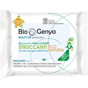 DIVA INTERNATIONAL Biogenya Strucc Eco Natural - Salviette Struccanti in Puro Cotone con Estratti Biologici