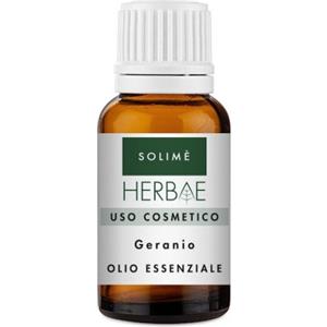 SOLIMÈ Olio Essenziale di Geranio 10 ml - Uso Cosmetico, Diluire per Applicazione o Bagno Aromatico