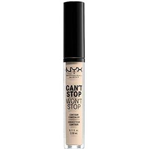 NYX Professional Makeup Correttore Can't Stop Won't Stop, Correttore Viso Liquido, Adatto a Tutti gli Incarnati, Fair, Confezione da 1