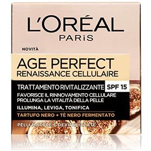 L'Oréal Paris Age Perfect Renaissance Cellulaire Crema Viso Antirughe Ricostituente Giorno, Pelli Mature, 50 ml