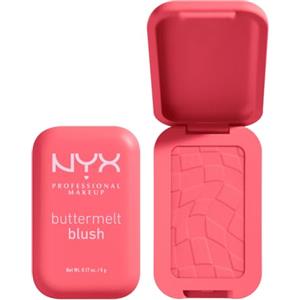 NYX Professional Makeup Blush in Polvere, Per un Look Fresco e Colorato, Arricchito con Burro di Mango, Mandorle e Karitè, Sfumabile, Buttermelt, Tonalità: U Know Butta, 5 g