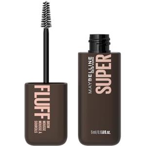 Maybelline New York Mascara Volumizzante per Sopracciglia, Sopracciglia Piene e Soffici, Formula Leggera in Mousse, Superfluff, Tonalità: Black Brown, 4,7 ml