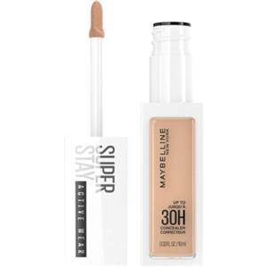 Maybelline New York Correttore Liquido SuperStay 30H Active Wear, Finish Matte e Naturale ad Alta Coprenza, 30 H di Tenuta, Corregge le Imperfezioni Senza Seccare, Texture Leggera, 25 Medium