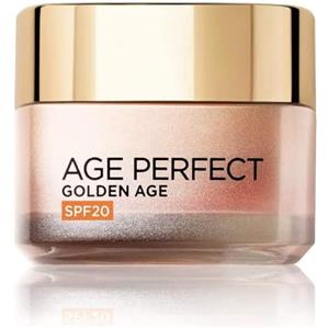 L'Oréal Paris Crema Viso Giorno Age Perfect Golden Age, Azione Anti-età per Pelli Mature, SPF 20, Nutre la Pelle in Profondità, 50 ml