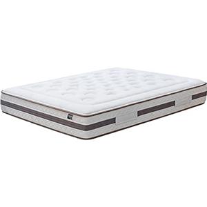 KUO Dream | Materasso Eco Natur | Molle insacchettate con supporto lombare in lattice | Imbottitura in Tessuto di Cotone Naturale e Bamboo | Spessore 28 cm | 140 x 200 cm