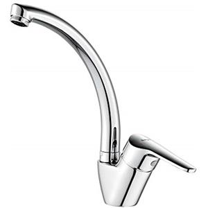 Ibergrif M14850 Rubinetto Lavello Cucina, Miscelatore Cucina Classico, Rubinetti Cucina per Lavello Monocomando, Cromato
