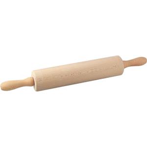 Dr. Oetker Mattarello per stendere impasti, maniglie ergonomiche robuste, materiale in resistente legno di faggio, dimensione parte funzionale 25 cm x Ø6,3