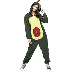 Rubie's Rubies Costume Avocado per adulto, unisex, taglia unica, tutina con cappuccio, originale halloween, carnevale, feste, addio al celibato, cosplay e compleanno.