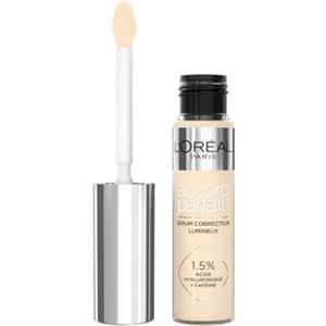 L'Oréal Paris Correttore in Siero Liquido, Formula con Acido Ialuronico e Caffeina, Idratazione 24H, Finish Luminoso, Accord Parfait, Tonalità: 0.5D Dorata, 11 ml