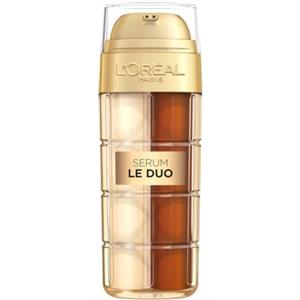 L'Oréal Paris Siero Anti-Età, Per Tutti i Tipi di Pelle, Doppia Azione Rassodante e Illuminante, Pelle Morbida e Nutrita, Zero Rughe, Con Collagene e Vitamine B3 e C, Age Perfect, 30 ml
