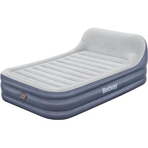 Bestway 67923-5 Materasso gonfiabile matrimoniale con testiera SleekFlow da 226x152x84 cm, con pompa integrata