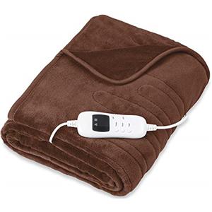sinnlein® Coperta Elettrica Termica Riscaldata 160x120cm | Scaldaletto Elettrico con Spegnimento Automatico | Riscaldamento Rapido Coperta Termico | Timer