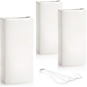 COM-FOUR® 3x riscaldamento umidificatore d'aria - umidificatore d'aria del radiatore in bianco - evaporatore dell'acqua di riscaldamento in ceramica (bianca)