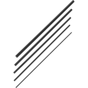 YARNOW Asta in Fibra Di Carbonio Per Riparazione Canna Da Pesca Da 5 Pezzi Per Punte Di Ricambio Per Acqua Dolce E Salata E Materiali Da Costruzione Per Canna Da Spinning