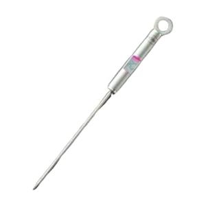 RÖSLE Termometro per gourmet, termometro per barbecue con indicazione digitale e illuminata della temperatura in °C e °F, da -40 °C a +200 °C, acciaio inox 18/10, lunghezza 21,5 cm