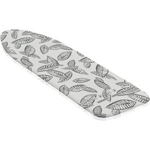 Leifheit Copriasse da stiro Perfect Steam, per superfici da stiro fino a max. 125 x 40 cm, per stazioni di vapore, distribuzione ideale del calore tramite perforazione, con fascia elastica, M