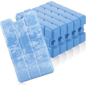 com-four® 6x Ghiaccio per Borsa - Siberini per Frigo Portatile e Borsa Termica - Mattonelle Refrigeranti per Casa e Tempo Libero