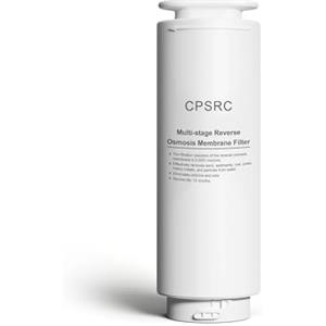 Klarstein Filtro Osmosi Inversa 75G - 5 PP+C+RO Stadi, Precisione 0,0001 Micron, Rimuove 99,99% Contaminanti, Installazione Facile Twist-In, Durata Fino a 12 Mesi