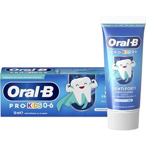 Oral-B Oral B Dentifricio Pro Kids Denti Forti, Gusto Delicato, Per Bambini da 0 ai 6 anni, 12 Confezioni X 50ml