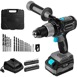 Cecotec Trapano Avvitatore, Perforatore e Percussore a Batteria CecoRaptor Perfect ImpactDrill 4020 Brushless Ultra. Batteria 20 V e 4000 mAh, Velocità 2000 rpm, Rapporto di Impatto 30000 bpm