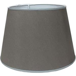 GARENERGIE LED Mall Home Paralume in Tessuto per Lampade da Tavolo | Paralume Conico per Lampade e Abat Jour da Soggiorno e Camera | Made in Italy, Diametro 16 cm (Grigio)
