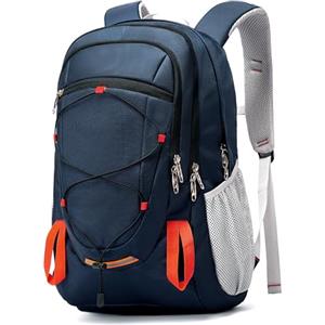 Petfu Zaino Uomo da Viaggio Trekking 40 Litri Zainetto Outdoor Alta capacità Impermeabile Donna e Uomo per Ciclismo da Viaggio Arrampicata Sportiva Campeggio All'Aperto, Blu-Grigio
