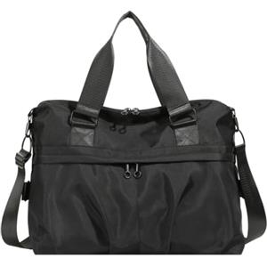 HUA ANGEL Borsa a Tracolla Grande in Nylon, Borsone da Donna, Borsa da Viaggio Impermeabile Pieghevole, Borsone da Palestra Per il Fine Settimana da Donna, Borsa Sportiva Portatile