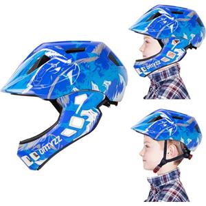 ONTYZZ Casco Bici Bambino Integrale Caschetti per Bambini Caschi Integrali MTB Ragazzi Ragazza Caschetto Bici con Protezione Mento Staccabile per Skateboarding Roller Skating