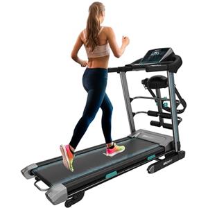 Cecotec DrumFit WayHome 1600 Obelia Ultraflex Pro 1500 W, Inclinazione Motorizzata, Superficie 130 x 42 cm, Sistema Ammortizzazione, Schermo, Cintura Massaggio, Nero