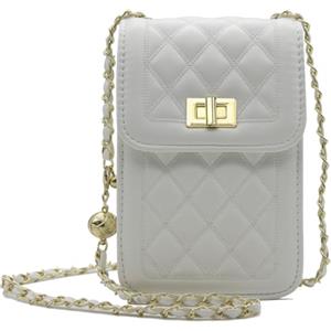 YAMEIZE Borsa Tracolla Donna Piccola Catena per Borsello Porta Cellulare Borsa a Mano Clutch Borsetta Elegante Trapuntata Borse