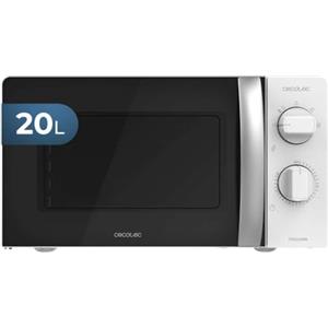 Cecotec Forno a Microonde ProClean 2010 da 20 Litri, 700 Watt di potenza, tecnologia 3DWave, modalità di scongelamento, 6 livelli di potenza, timer di 30 minuti, design compatto
