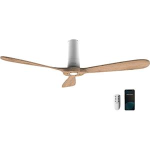 Cecotec Ventilatore da soffitto con telecomando e Wifi EnergySilence Aero 5500 White Aqua Connected. 40 W, diametro 52