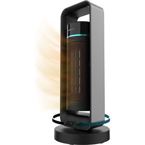 Cecotec Scaldabagno Ceramico ReadyWarm 2000 Max Ceramic Rotate Design. 2000 W, Tecnologia Ceramica, Oscillazione 40º, 3 Modalità di Funzionamento, Termostato Regolabile, Sistema di Sicurezza