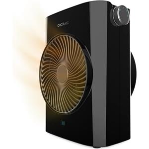 Cecotec Termoventilatore ReadyWarm 2070 Max Force Black. 2000 W, 2 Livelli di Potenza, 3 Modalità di Funzionamento (Cool/Warm/Hot), Leggero, Manuale, Silenzioso, Spegnimento Automatico
