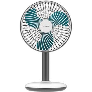 Cecotec - Ventilatore da Tavolo EnergySilence 4000 Portable Desk, 4000mAh Lunga autonomia, 6 pollici, Pannello touch, 4 velocità, Inclinazione regolabile, Bianco