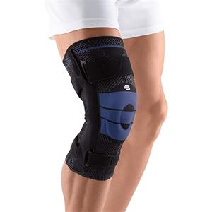 BAUERFEIND GenuTrain - Ginocchiera destra, S, colore nero, 3