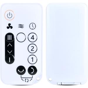 TCNOUMT Nuovo Ventilatore da tavolo di ricambio per Woozoo silenzioso e portatile ventilatore da tavolo PCF-SC15T, bianco, 5 marce Globe ventilatore telecomando