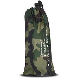Keenso Telo Impermeabile da Campeggio, Tenda da Campeggio, Tenda da Pioggia Impermeabile Portatile Leggera Impermeabile Mimetica(3 * 2.9m)